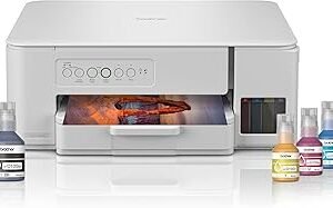 Brother DCP-T436W (New Launch) Multifunction Print Scan Copy Ink Tank Color Printer Best for Home, 27/11 PPM BK/CL, WiFi, Print Upto 7.5 K Pages in Black & 5 K in Color Each for(CMY),Free